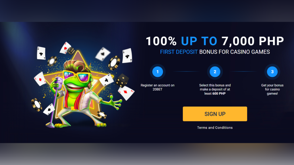 20Bet Casino slots free credit