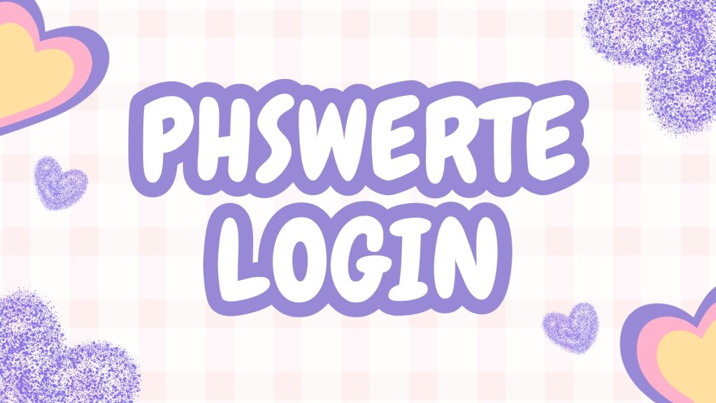 phswerte login